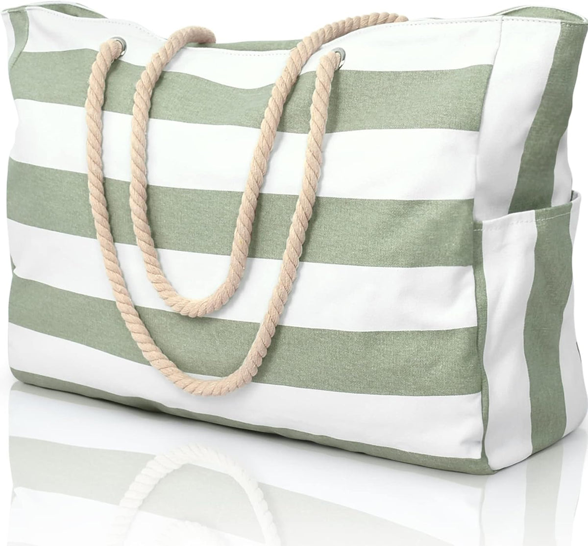 Coastal Companion | Oversized Waterproof Beach Tote with Multiple Pockets | Lightweight Design for Ultimate Convenience