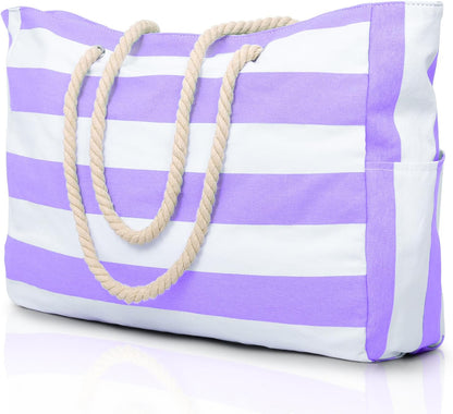 Coastal Companion | Oversized Waterproof Beach Tote with Multiple Pockets | Lightweight Design for Ultimate Convenience