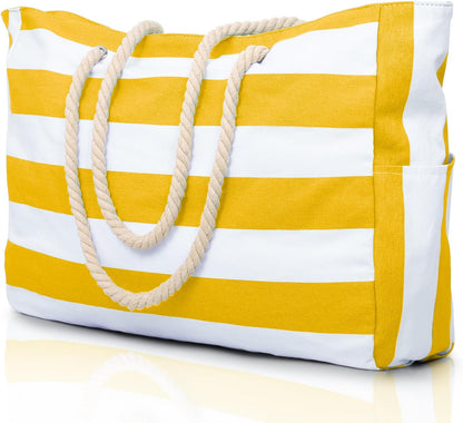 Coastal Companion | Oversized Waterproof Beach Tote with Multiple Pockets | Lightweight Design for Ultimate Convenience
