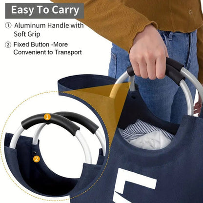 Clever Laundry Hamper - Durable Oxford Cloth, Collapsible Design