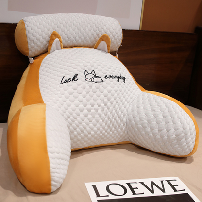 Ortekor Comfort Haven | Large Memory Foam Reading Pillow with Arm Support | Ergonomic Backrest for Relaxation and Posture Improvement