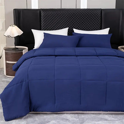 Ortekor Comfort Haven | Lightweight Reversible Comforter with Diagonal Weave Design | All-Season Bedding Set for Cozy Sleep
