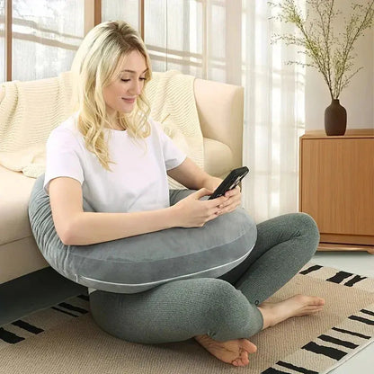 Ortekor Comfort Haven | Reading Pillow with Arms for Ultimate Relaxation | U-Shape Design for Reading and Crafting