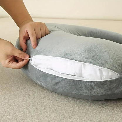 Ortekor Comfort Haven | Reading Pillow with Arms for Ultimate Relaxation | U-Shape Design for Reading and Crafting
