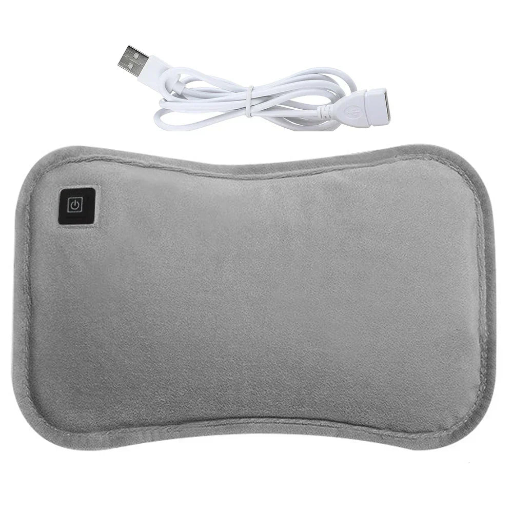 Portable Heating Pad, Rechargeable Hand Warmer, Electric Heating Pad for Stomach, Cordless Heating Pad with USB Charging