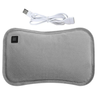 Portable Heating Pad, Rechargeable Hand Warmer, Electric Heating Pad for Stomach, Cordless Heating Pad with USB Charging