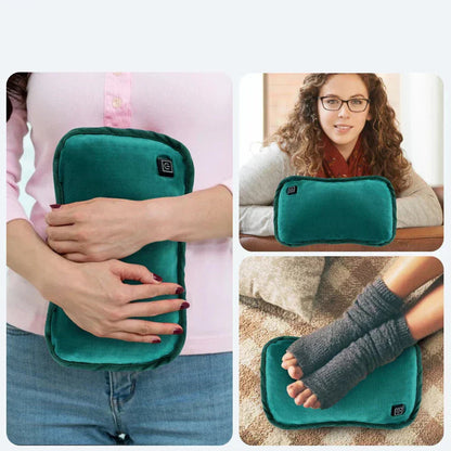 Portable Heating Pad, Rechargeable Hand Warmer, Electric Heating Pad for Stomach, Cordless Heating Pad with USB Charging