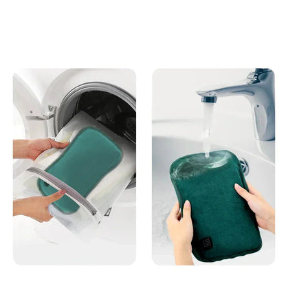 Portable Heating Pad, Rechargeable Hand Warmer, Electric Heating Pad for Stomach, Cordless Heating Pad with USB Charging