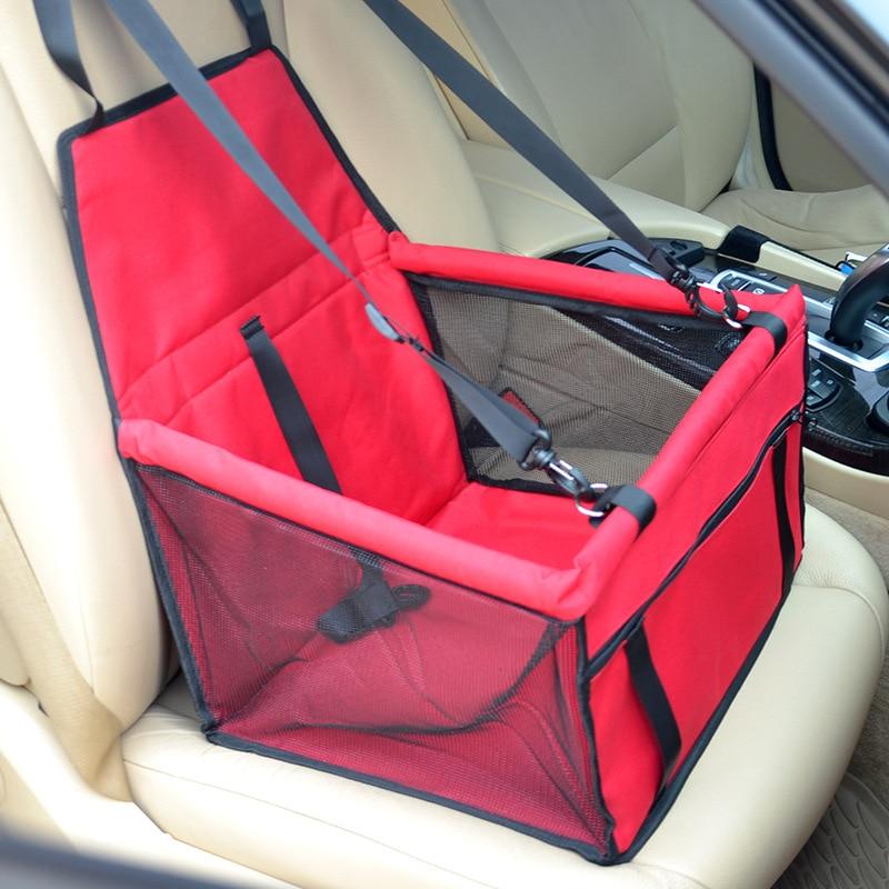 Comfort Pet Car Safety Seat with Secure Harness Straps for Safe Travel