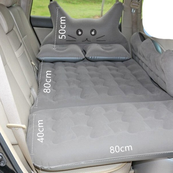 Comfort Pet | Inflatable Cat Car Back Seat Bed with Plush Pillow | Safe Travel Solution for Kids
