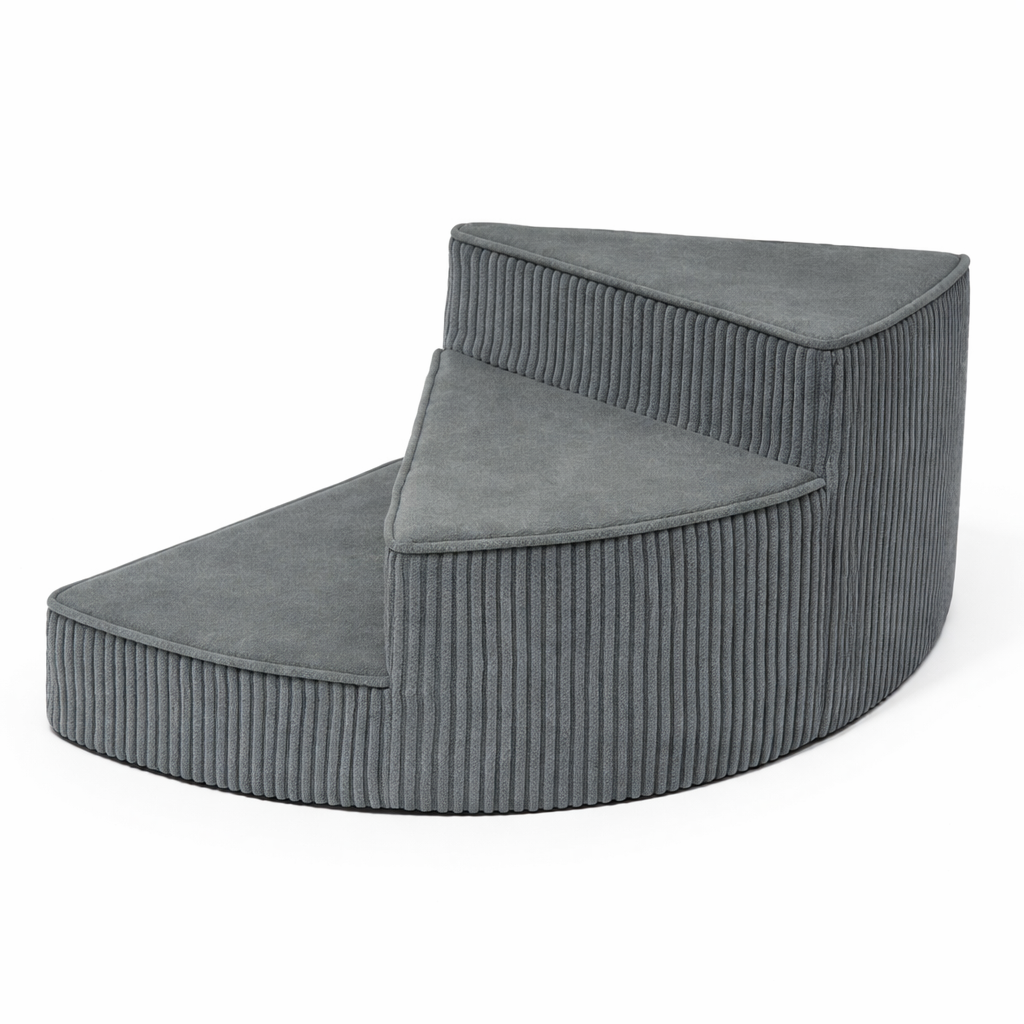Dog Bed Steps, Foam Dog Stairs for Bed and Couch, Non Slip Dog Steps for Small Dogs, Pet Stairs with Washable Cover