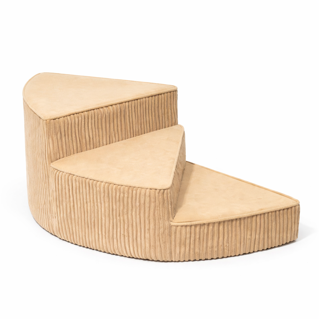 Puppy Stairs for Bed | Orthopedic Foam Pet Stairs with Non-Slip Bottom | Easy Access for Puppies & Small Dogs