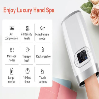 Ortekor Comfort Touch | Electric Hand Massager with Air Compression | Tailored Relief for Hand Pain