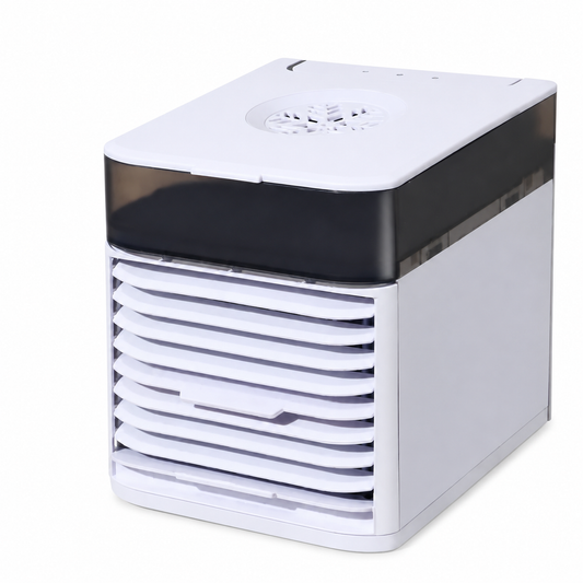 12V Vehicle Air Cooler Cube Evaporative Fan Adjustable Airflow Portable Car Cooling System for Summer Driving Road Trips