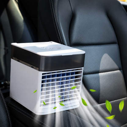 Portable Air Cooler for Car, 12V Car Air Cooler with Evaporative Cooling and Water Tank, USB Cooling Fan for Trucks