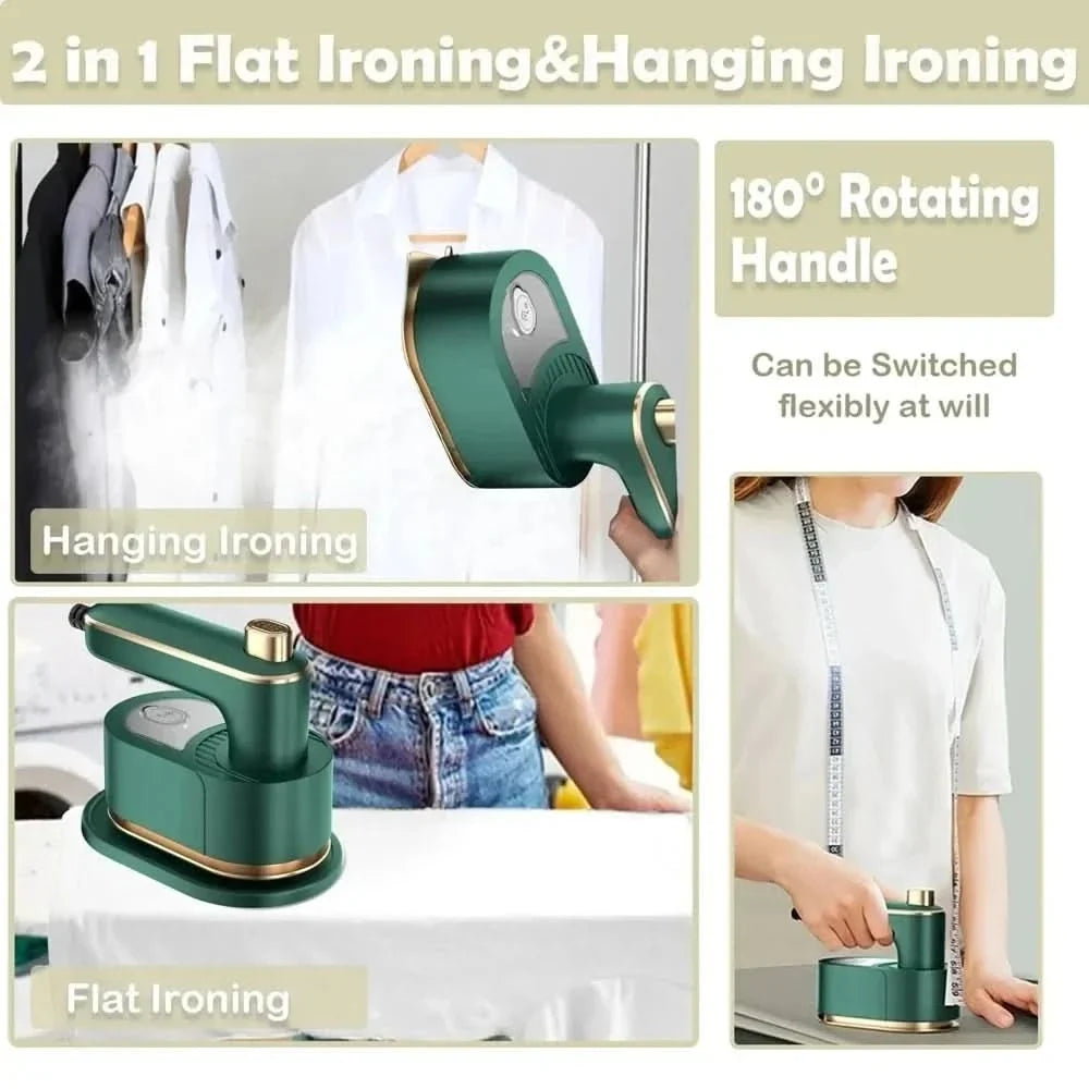 WRINKLEFLOW – Portable Clothes Steamer for Everyday Fabric Care