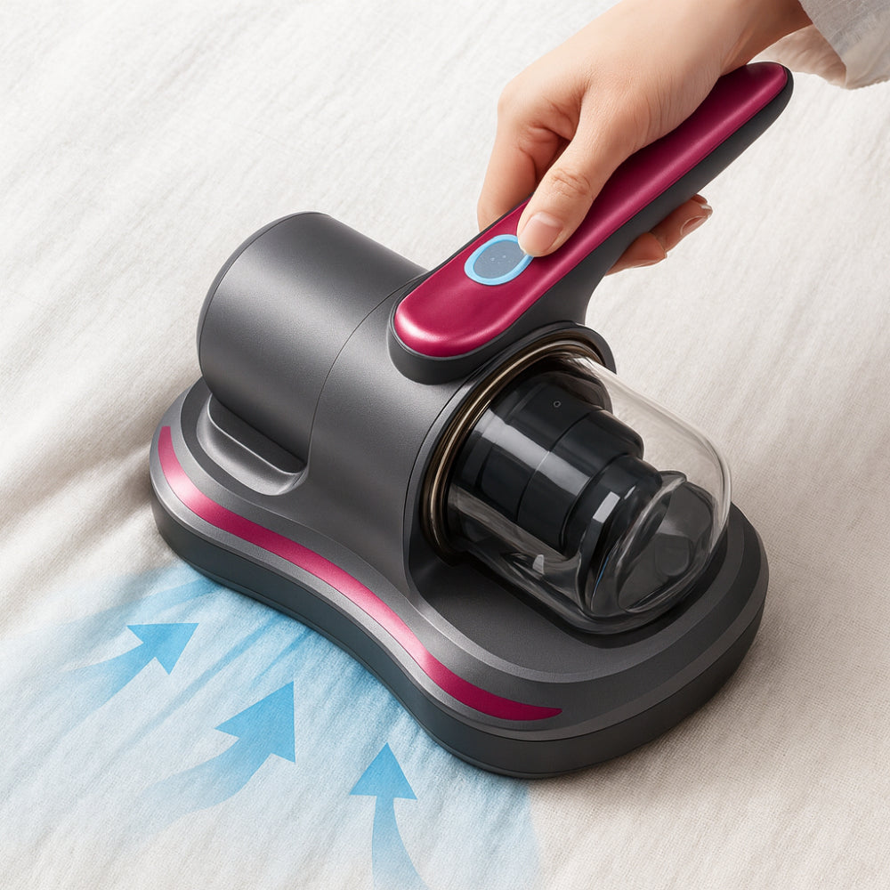 Compact Handheld Vacuum Cleaner for Mattresses with Cordless Design | Lightweight Dust Remover for Quick Cleaning