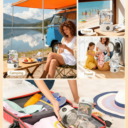 Compact Laundry Cleaner | Portable Washing Machine with USB Power | Ideal for Travel and Small Spaces