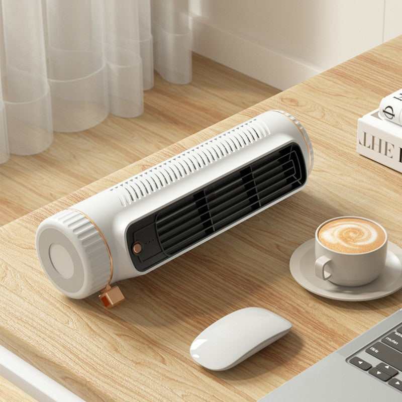 Portable Fan, Quiet Battery Operated Fan, Mini Desk Fan for Personal Cooling and Air Circulation