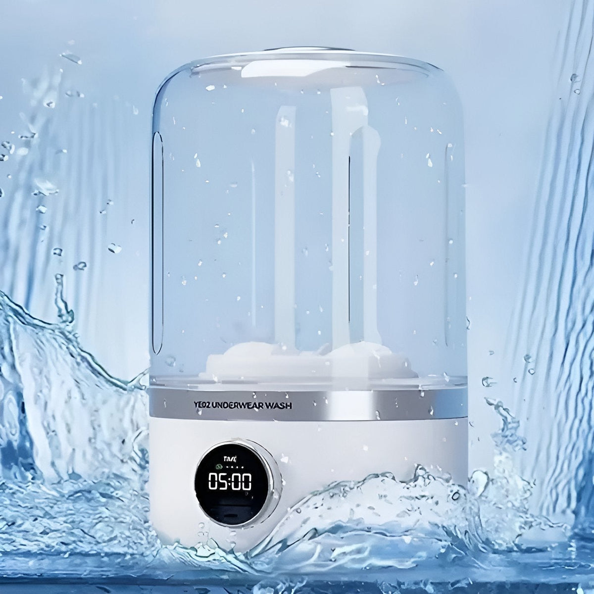 Compact Mini Washing Machine | USB Rechargeable with Dual Cleaning Modes | Portable Solution for Travel and Small Spaces