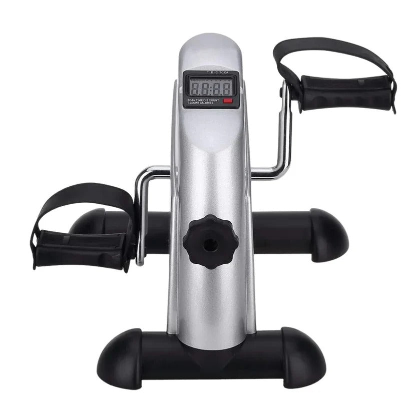 Leg Exerciser Machine, Pedal Exerciser with LCD Display and 8 Resistance Levels, Mini Exercise Bike for Arm and Leg