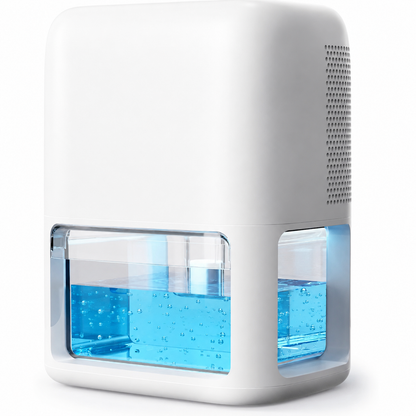 Compact Portable Dehumidifier | Quiet Operation & Auto Shut Off | Ideal Humidity Control for Basements and Small Spaces