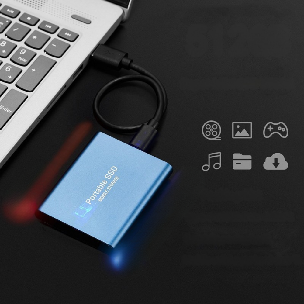 Compact SSD Storage | 512GB Portable External Drive with Fast Transfer Speed | Reliable Data Storage for Home and Travel