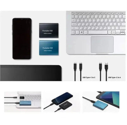 Compact SSD Storage | 512GB Portable External Drive with Fast Transfer Speed | Reliable Data Storage for Home and Travel