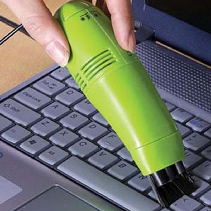 Compact USB Vacuum Cleaner for Keyboards & Electronics with Built-in Lighting | Multi-Use Design for Effective Dust Removal