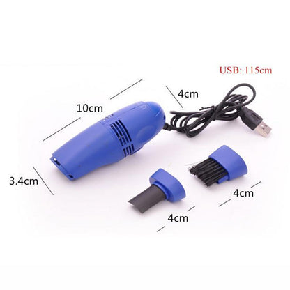 Compact USB Vacuum Cleaner for Keyboards & Electronics with Built-in Lighting | Multi-Use Design for Effective Dust Removal
