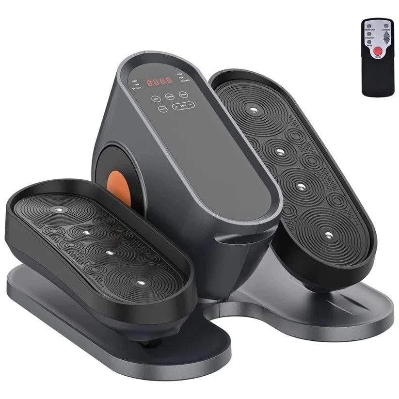 Compact Under-Desk Fitness Cycler with LCD Display & Remote Control | Ultra-Quiet Design for Active Workdays