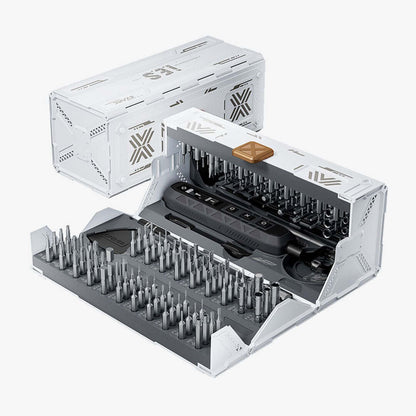 Complete DIY Tool Kit | 181-Piece Electric Screwdriver Set with Ergonomic Handle | Rechargeable Battery for Effortless Repairs