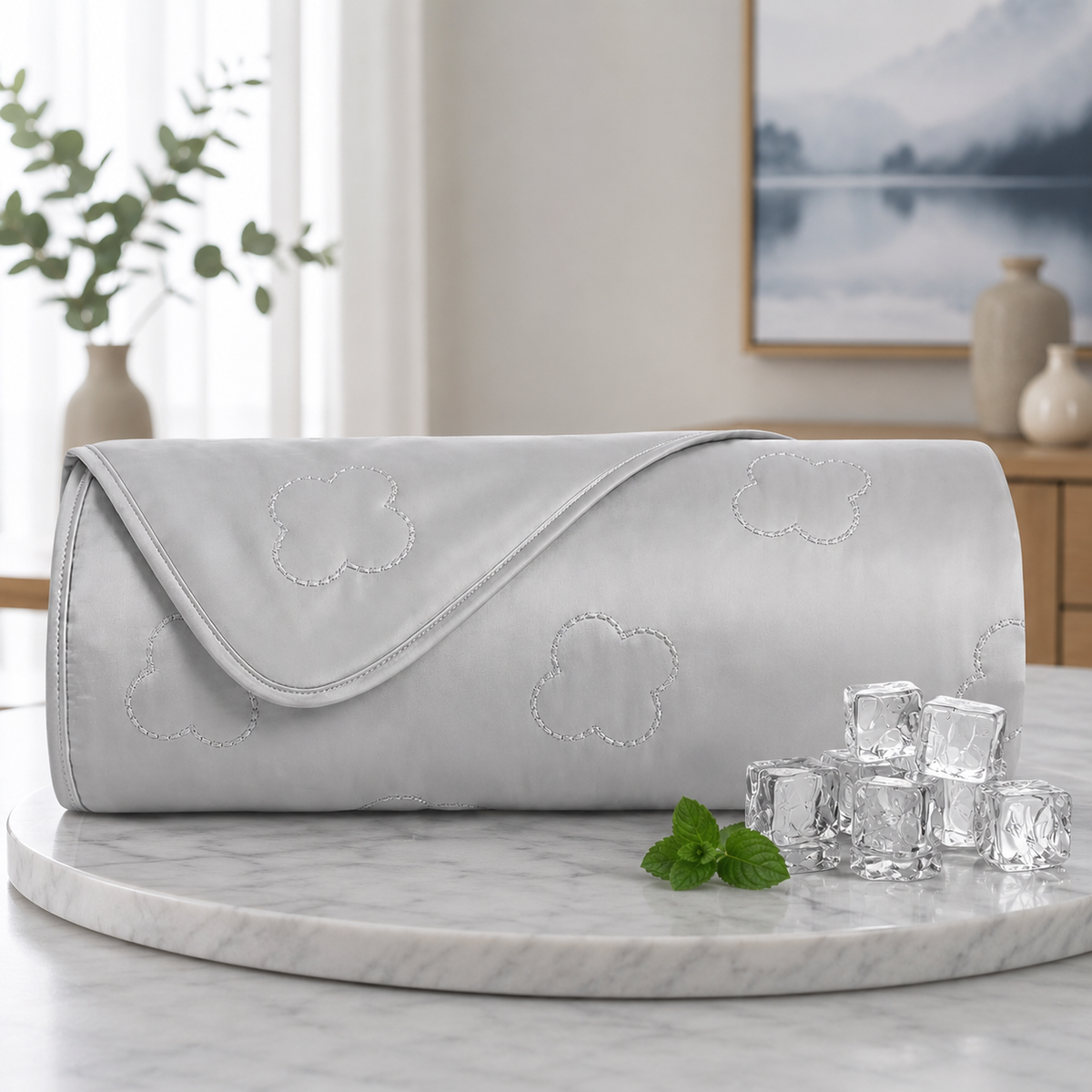 Cozy Comfort | Cooling Blanket with Heat-Absorbing Fabric | Lightweight Summer Blanket for Refreshing Sleep