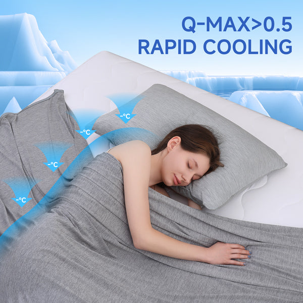 Cooling Comfort | Bedding Set with Advanced Cooling Technology | Breathable Cotton for Year-Round Sleep