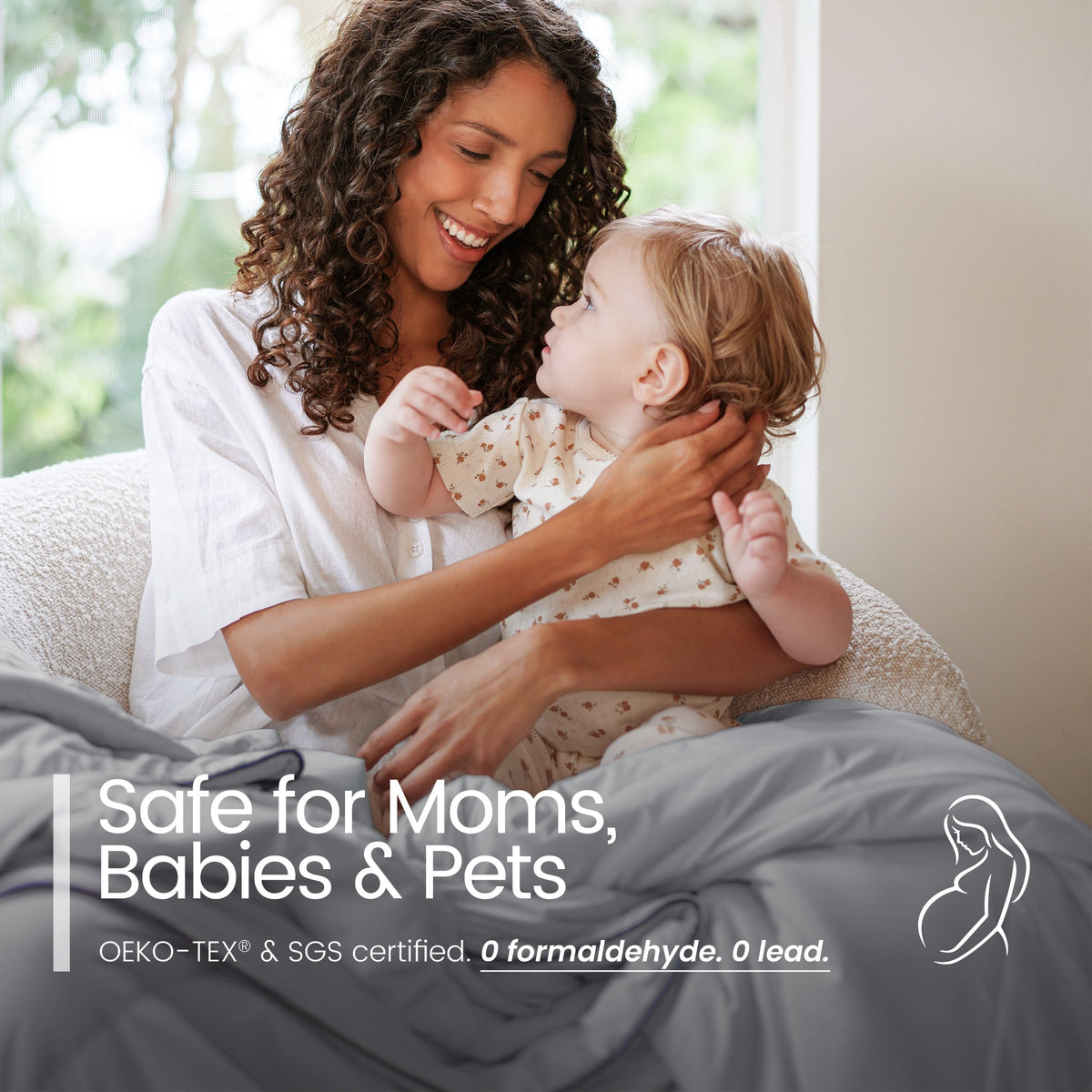 Cooling Comforter | Deep Sleep Comforter with NASA Technology | Temperature Regulating for Ultimate Sleep Comfort