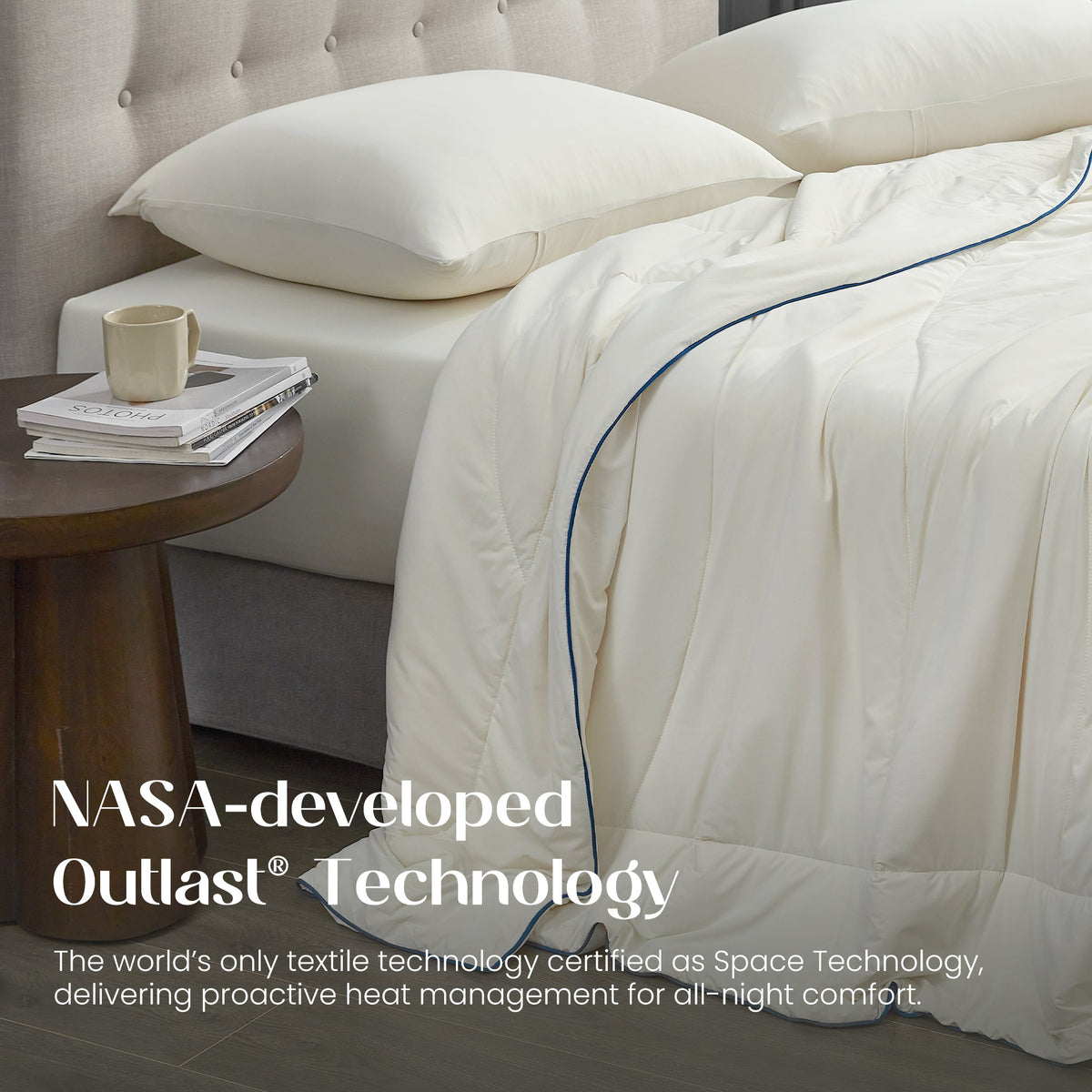 Cooling Comforter | Deep Sleep Comforter with NASA Technology | Temperature Regulating for Ultimate Sleep Comfort