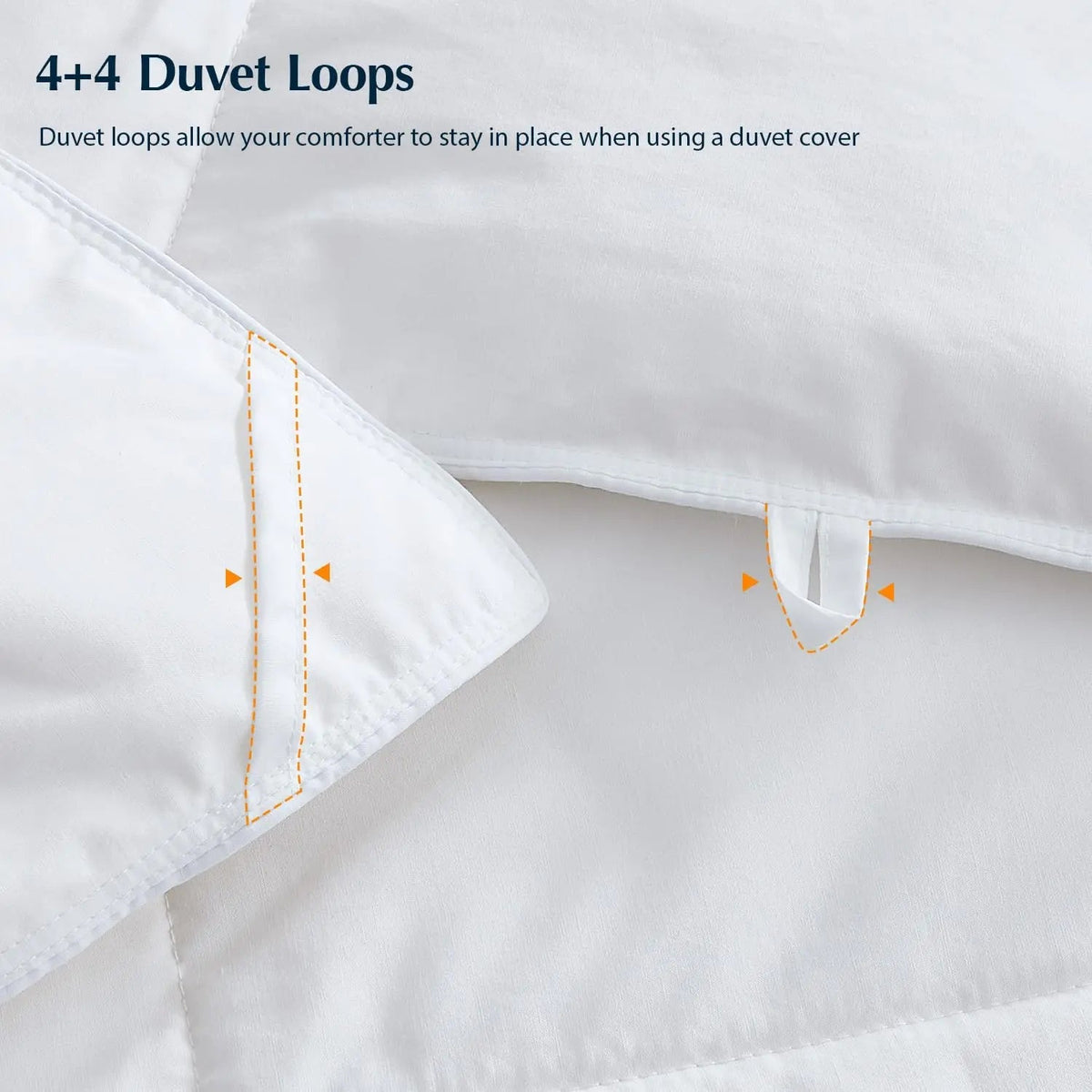 Cooling Comforter | Goose Down Bedding Set with Breathable Design | All-Season Comfort for a Restful Sleep