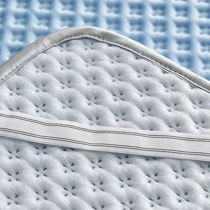 Cooling Mattress Pad with Breathable Ice Silk Fabric | Soft Design for Comfortable Summer Sleep