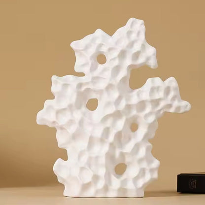 Cora Coral Sculpture - High-Quality Ceramic, Organic Design