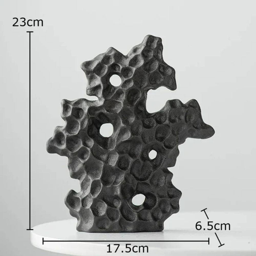 Cora Coral Sculpture - High-Quality Ceramic, Organic Design