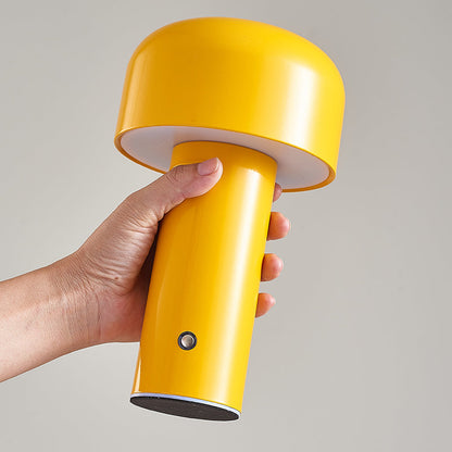 Cordless LED Table Lamp – Portable Touch Control Mushroom Design with Dimmable Light for Home and Office