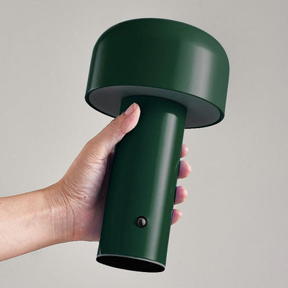 Cordless LED Table Lamp – Portable Touch Control Mushroom Design with Dimmable Light for Home and Office