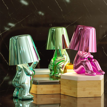 Cordless Table Lamp with Dimmable LED Light – 6,69 inches Height, Perfect for Bedside or Desk