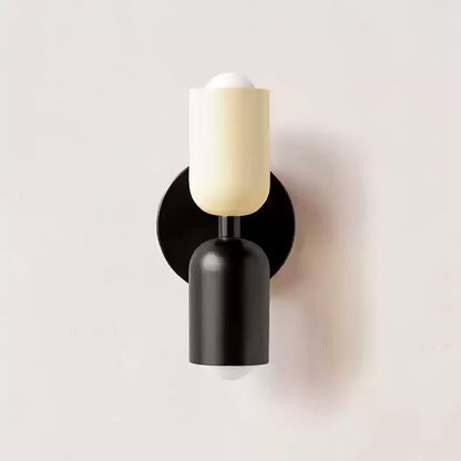 LED Wall Light Metal Sconce 10 inch Vertical Horizontal Mount Bedroom Hallway Living Room Indoor Ambient Up Down Lighting Fixture Black Beig