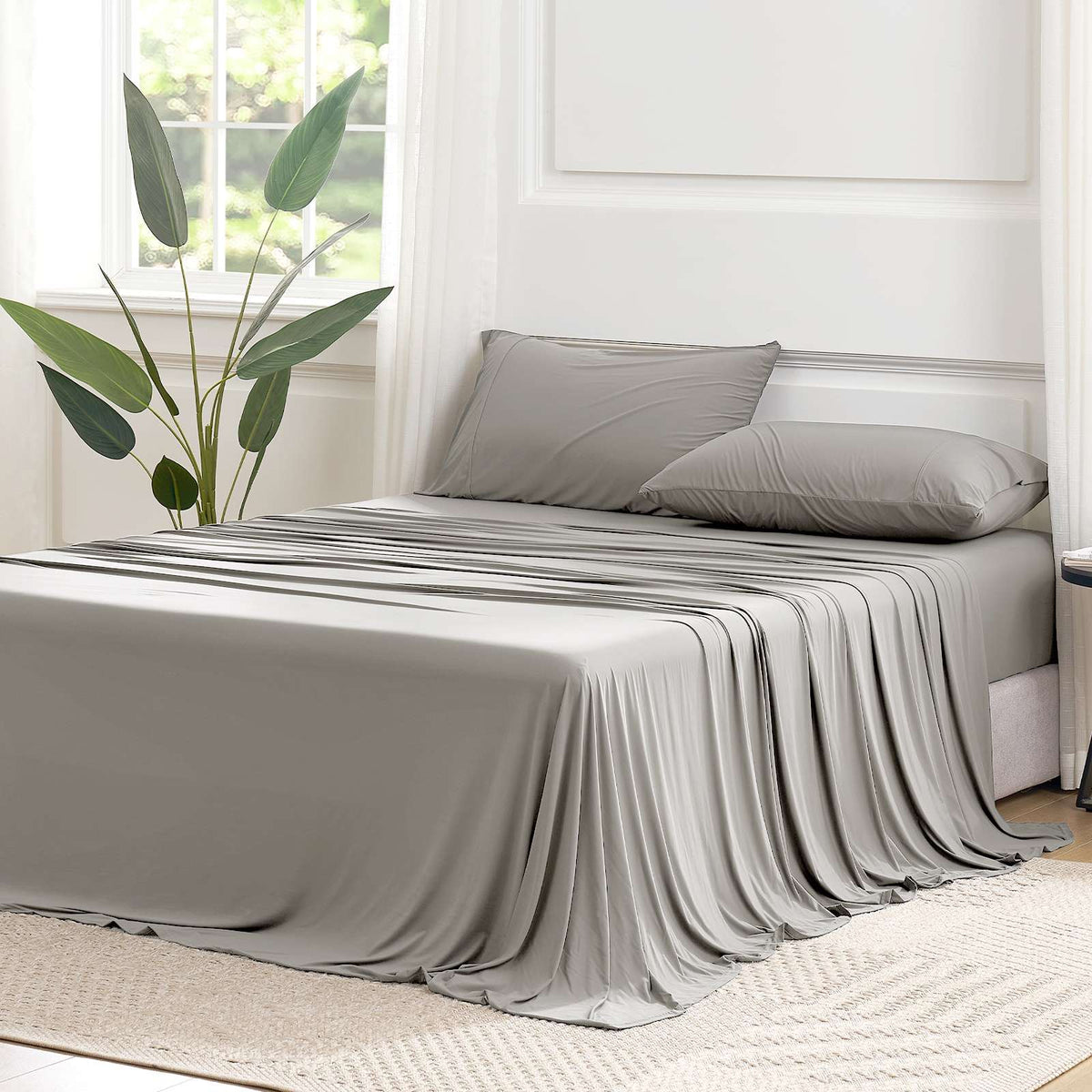Cozy Bliss | Bedding Set with Performance Cooling Sheets & Deep-Pocket Design | Breathable Comfort for Hot Sleepers