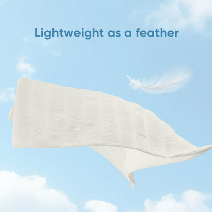 Cozy Bliss | Striped Cooling Comforter Set with Advanced Airflow | Lightweight Design for Hot Sleepers