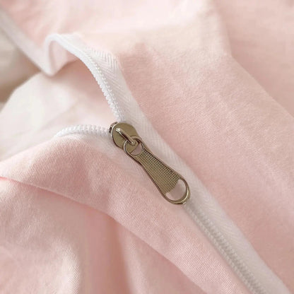 Ortekor Cozy Bow | Duvet Cover Set with Ruffle Embroidery Design | Soft Microfiber for Stylish Bedding