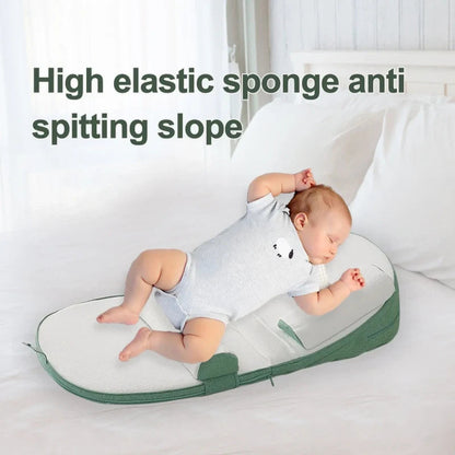 Cozy Cradle | Side Sleeper Pillow for Infants with Memory Foam Support | Ergonomic Design for Comfort