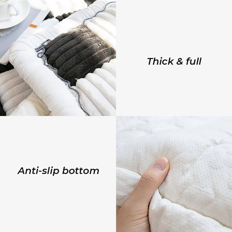 Chenille Pet Blanket with Non-Slip Backing – Plush Furniture Protector for Dogs & Cats – Machine Washable Couch Cover