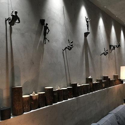 Ortekor Creative Climber | 3D Wall Art Sculpture with Unique Design | Modern Wall Decor for Home and Office